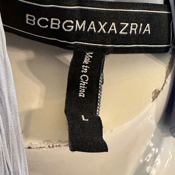 BCBGMaxAzria Light Blue One-Shoulder Dress - Picture 10 of 10